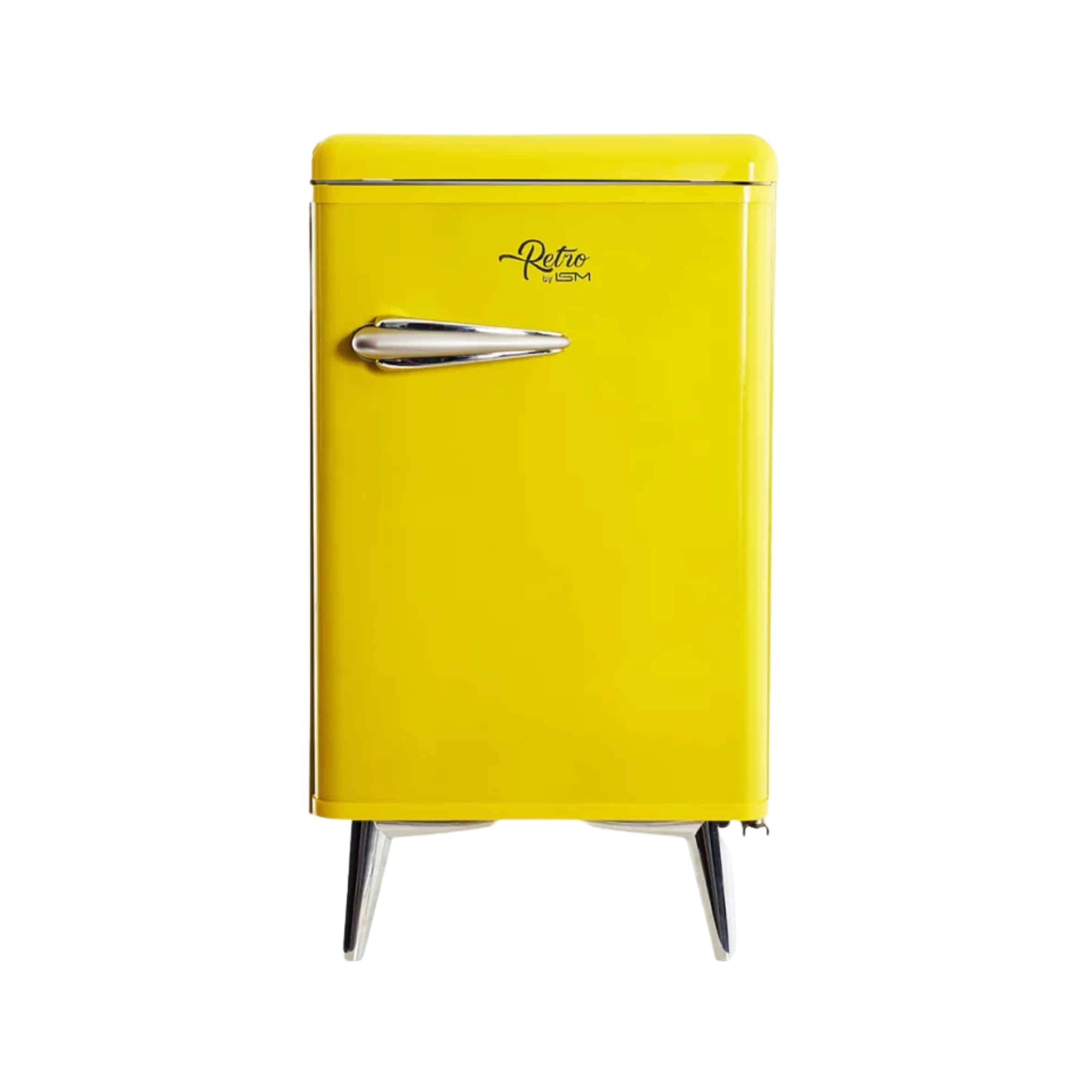 Retro-mini-bar-zuti-1 Mini bar RETRO žuta boja 39L MBRETROYELLOW - Slika 1