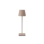Stona lampa, punjiva, krem/kapućino – LMPK