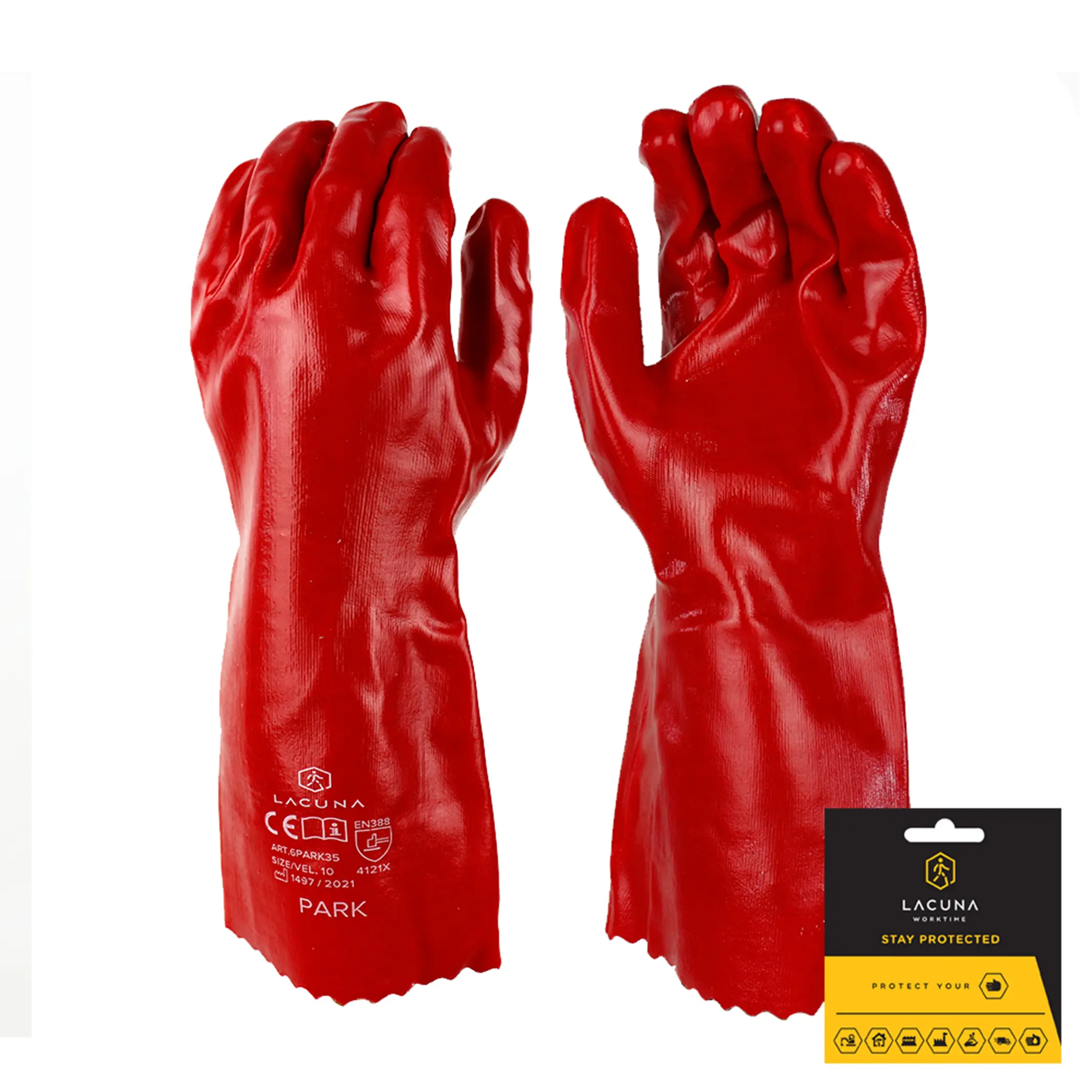 6PARK35WT PVC rukavice PARK 35 cm - Slika 1