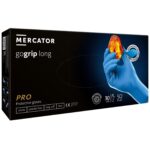 Jednokratne nitrilne rukavice MERCATOR GOGRIP LONG plave