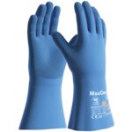ATG MaxiChem Cut lateks rukavica 35 cm plava
