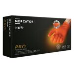 Jednokratne nitrilne rukavice MERCATOR GOGRIP PRO narandžaste