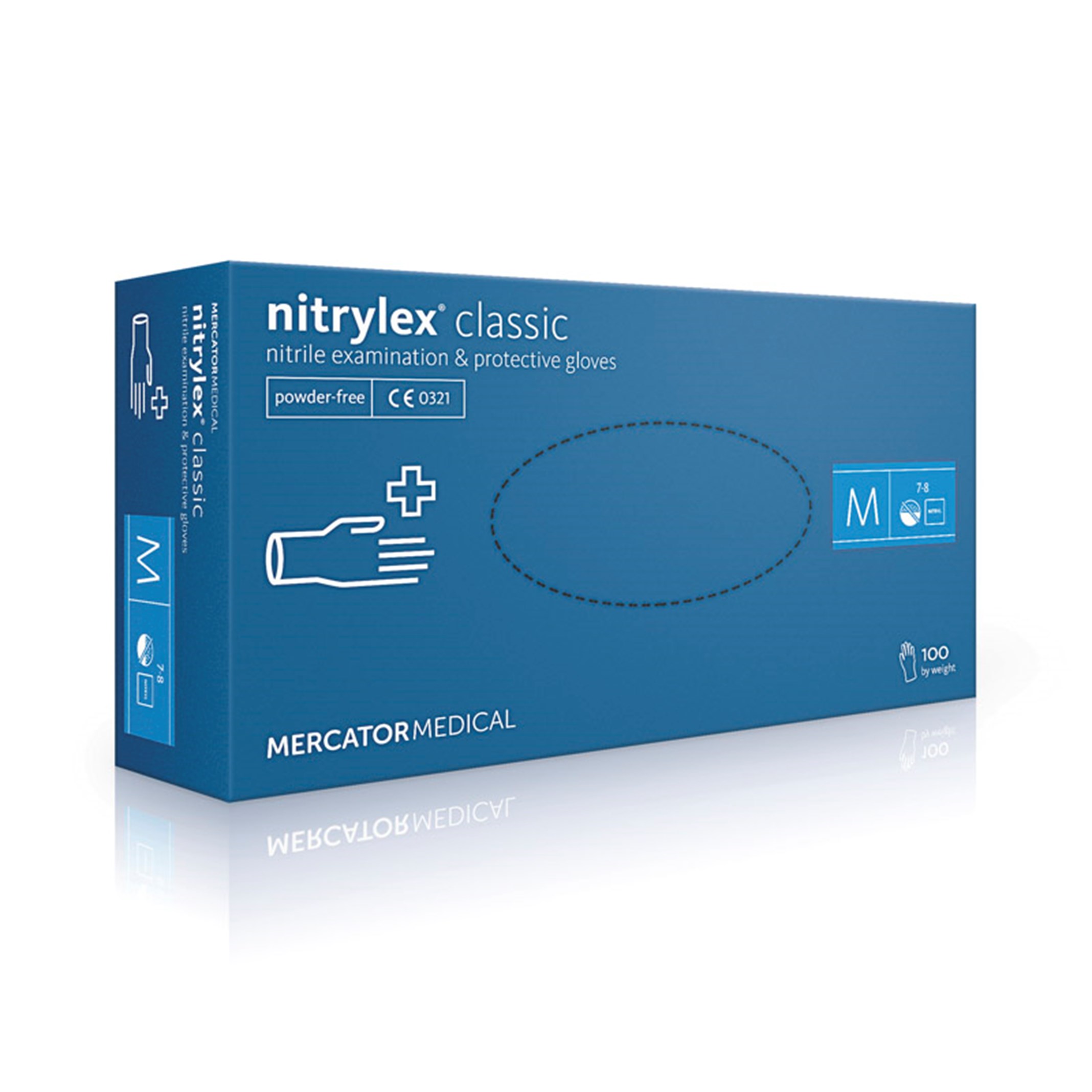 nitrylex-classic Jednokratne nitrilne rukavice NITRYLEX CLASSIC plave - Slika 1