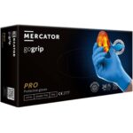 Jednokratne nitrilne rukavice MERCATOR GoGrip Pro plave
