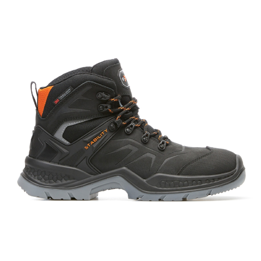exena-everest-black-duboke-zastitne-cipele Exena Everest black duboke zaštitne cipele S7L CI LG FO SR - Slika 1