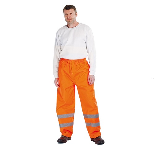 gordon-kisne-pvc-pantalone-sa-reflektujucim-trakama-hv-zute Gordon HV kišne PVC pantalone sa reflektujućim trakama - Slika 1