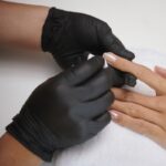 PPS BLACK LABEL – nitrilne hemijske medicinske rukavice, crne, 3.5G - Slika 4