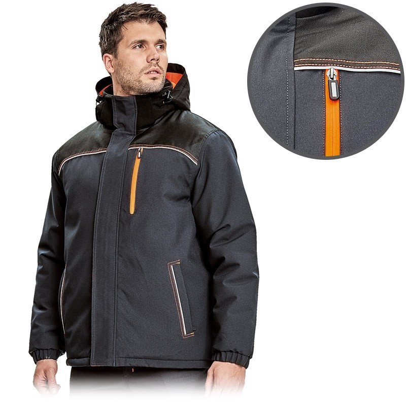 knoxfield-zimska-jakna-narandzasti-detalji Knoxfield zimska jakna - Slika 1