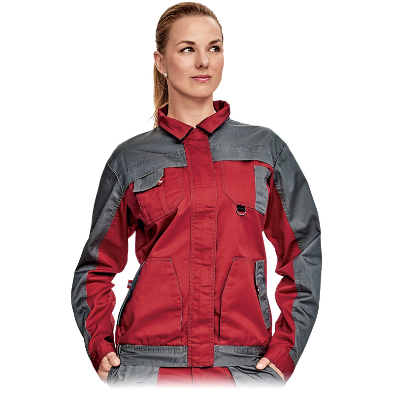 max-evo-lady-zenska-radna-bluza-crvena Max Evo Lady ženska radna bluza - Slika 1