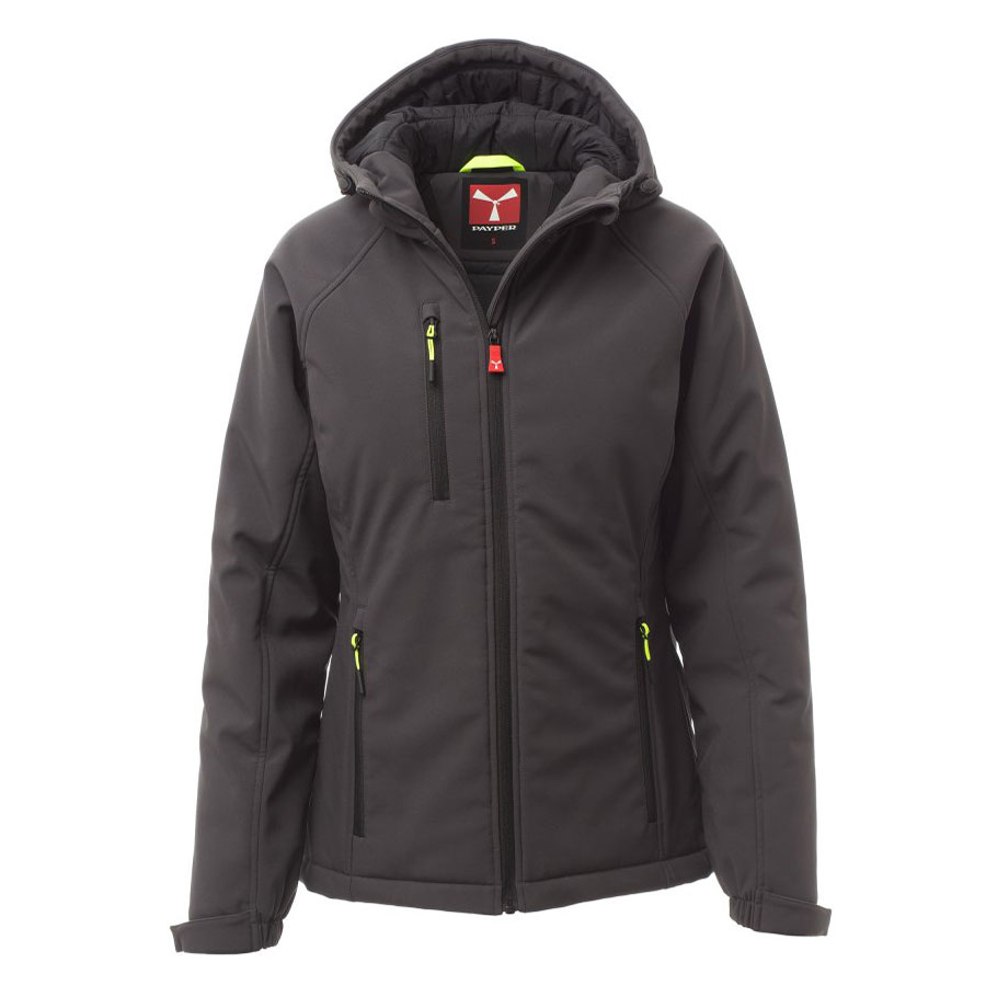 payper-gale-pad-lady-zimska-softshell-jakna-tamno-siva Payper Gale Pad Lady zimska softshell jakna - Slika 1