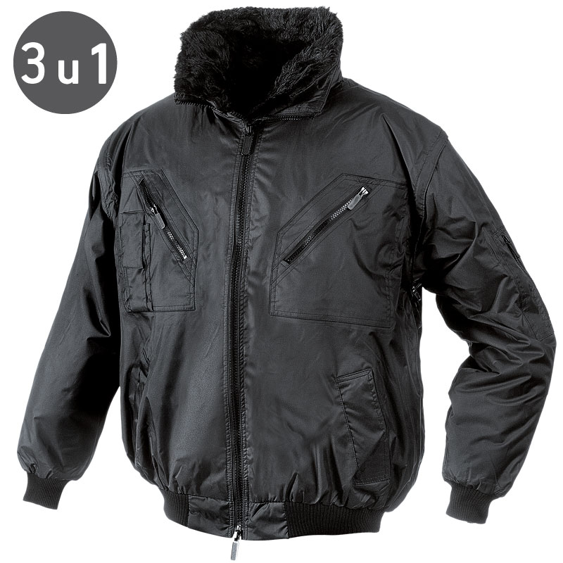 pilot-jakna-3-u-1-crna Pilot jakna 3 u 1 - Slika 1