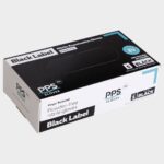 PPS BLACK LABEL – nitrilne hemijske medicinske rukavice, crne, 3.5G