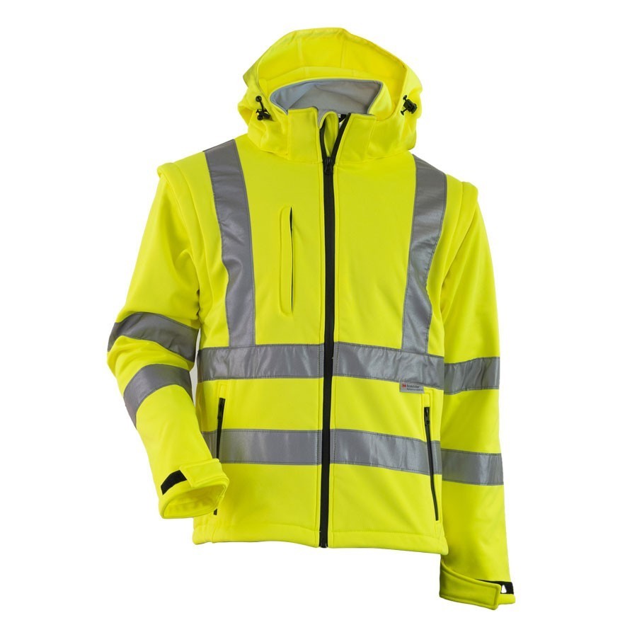 relfector-2-u-1-softshell-jakna-hv-zuta Reflector softshell jakna 2 u 1 - Slika 1