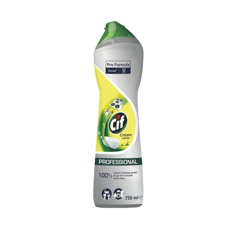 cif_pro_formula_cream_lemon_kremasto408af882 Cif Pro Formula Cream Lemon kremasto univerzalno sredstvo za čišćenje 750ml - Slika 1