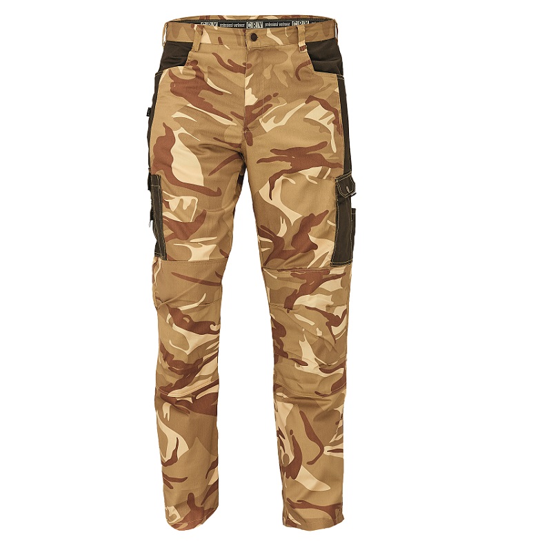 crambe-muske-maskirne-radne-pantalone-bez Crambe muške maskirne radne pantalone - Slika 1
