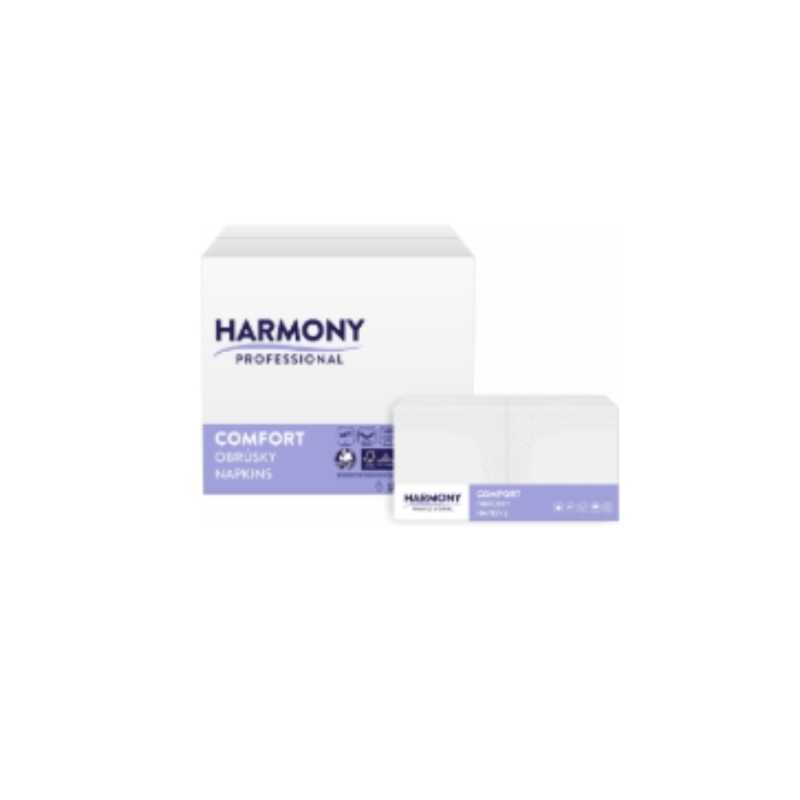 harmony_salvete_bele Salvete Harmony professional, dvoslojne, 250 listova, 33x33 cm - Slika 1